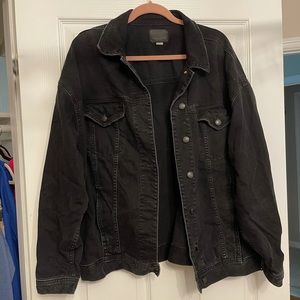 American Eagle Black Jean Jacket
